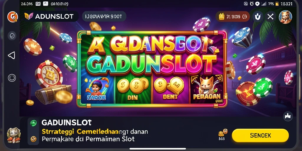 Tangkapan layar gameplay GADUNSLOT yang menarik dan strategis.