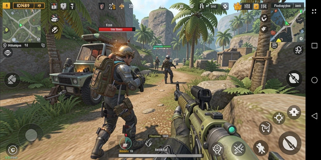 Screenshot gameplay IDN89 menampilkan aksi seru dalam setiap pertempuran.