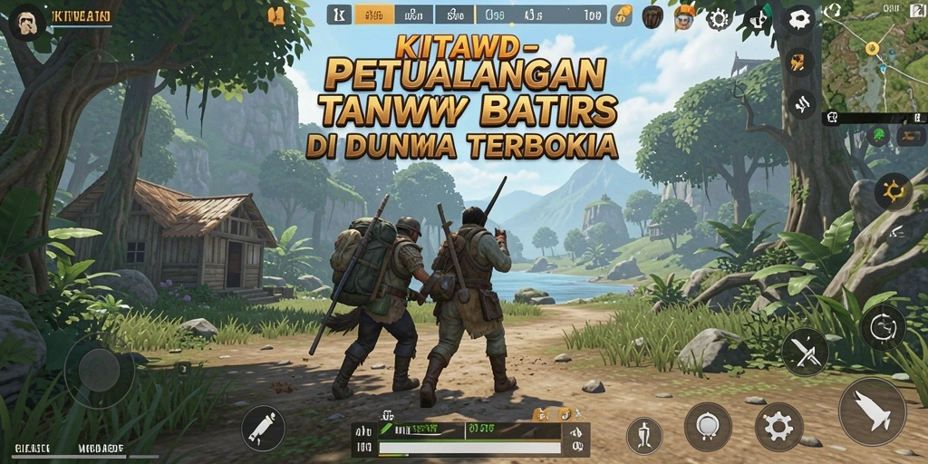 Gameplay seru di dunia terbuka KITAWD dengan berbagai tantangan menanti.