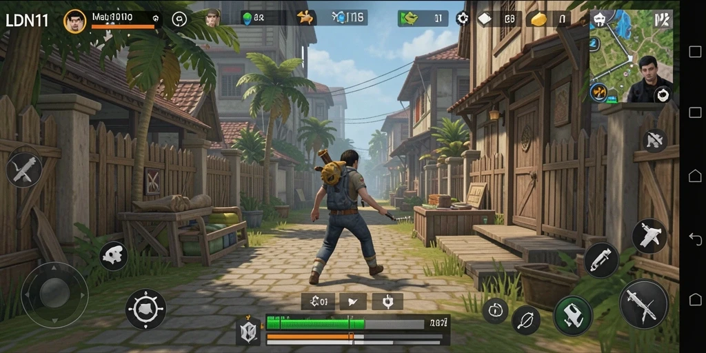 Tangkapan layar dari gameplay LDN11 yang menarik dan interaktif.