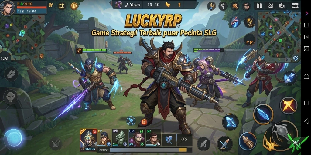 Tampilan gameplay epik dalam <strong>LUCKYRP</strong> dengan strategi mendalam.