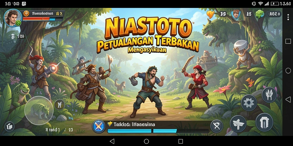 Tampilan gameplay <strong>NIASTOTO</strong> yang memukau dengan eksplorasi dunia terbuka.