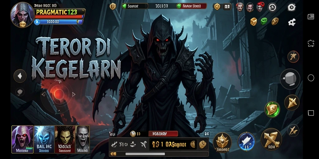 Screenshot gameplay PRAGMATIC123 yang menegangkan dan menakutkan.