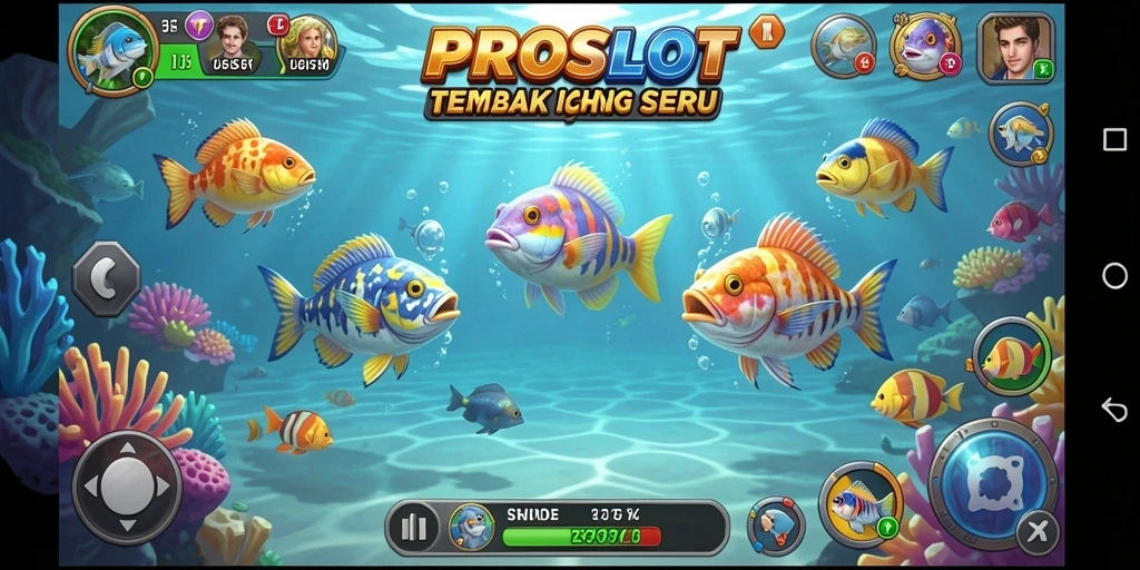 Tangkapan ikan yang menantang dengan gameplay seru di PROSLOT.