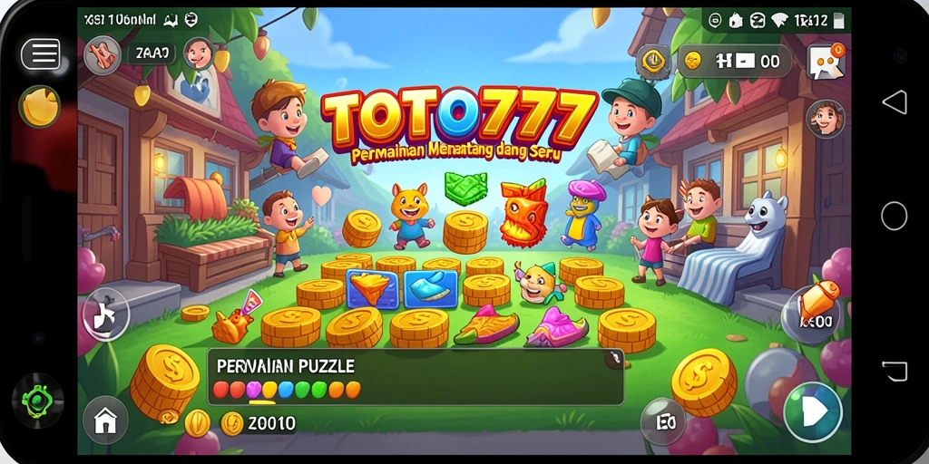 Screenshot gameplay TOTO777 yang menunjukkan tantangan puzzle seru.
